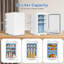 10L Portable Mini Fridge with Cool, Car Refrigerator with Cooler& Warmer, Countertop Mini Fridge with Handle-120343963