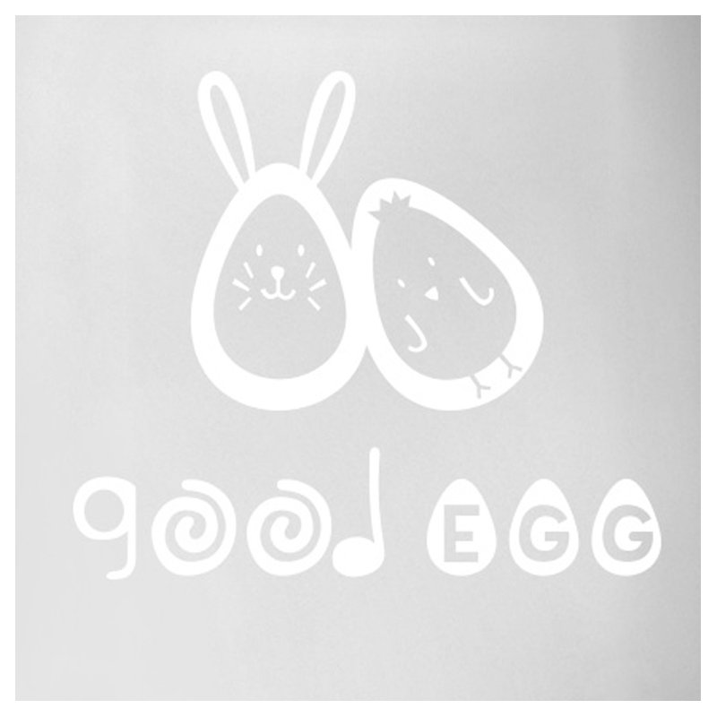 Animals Wall Decal, White
