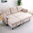 78.35" Cotton Linen L-Shaped Sofa-801922015