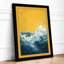 Wave in Motion Modern - Framed Print-739238548-739238550