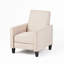 Fauteuil inclinable rembourré réglable avec repose-pieds extensible-1797659052