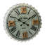 Horloge murale en métal galvanisé