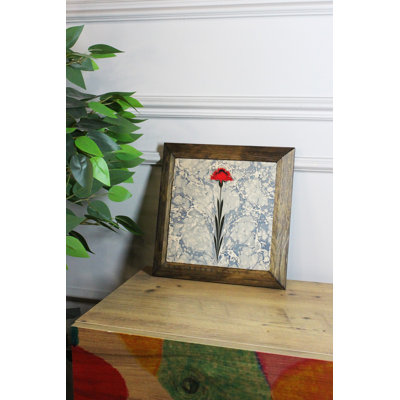 Superbe peinture encadrée décorative, 10,2 po x 10,2 po | Œuvre d'art 100% pierre avec cadre 100% bois (épaisseur: 0,8 pouce) | Impression UV pour des couleurs éclatantes | Parfait pour la décoration intérieure et les cadeaux uniques
