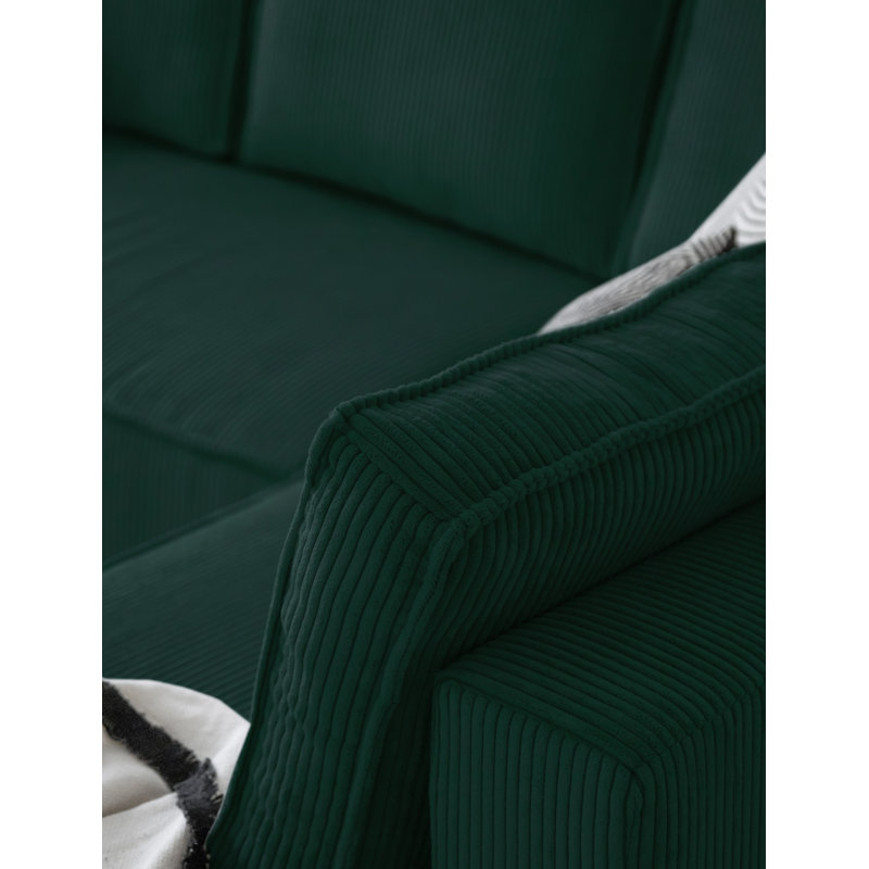 Sofa Bed, Right Hand Facing, Bottle Green
