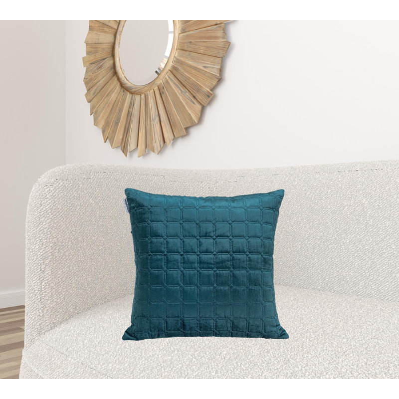 Reversible Pillow Insert, Teal