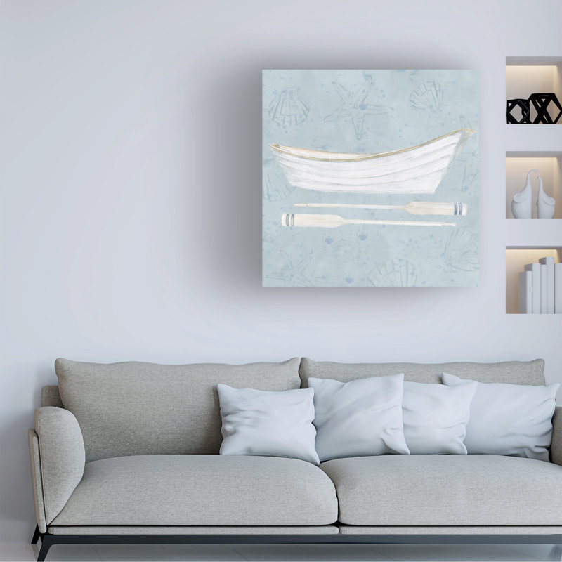 James Wiens, «Serene Seaside I», art sur toile, H 14 po x l 14 po x P 2 po