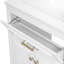 Meuble-lavabo 24 po avec lavabo intégré, blanc, 2 portes, 1 tiroir basculant, design contemporain, rangement spacieux, quincaillerie, installation rapide pour salle de bain au look moderne, compartiments, panneaux, assemblage-133043700