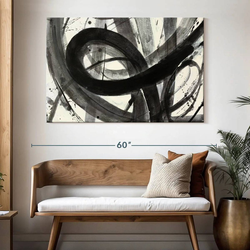 Avery Roller Coaster I On White, 34" H x 51" W