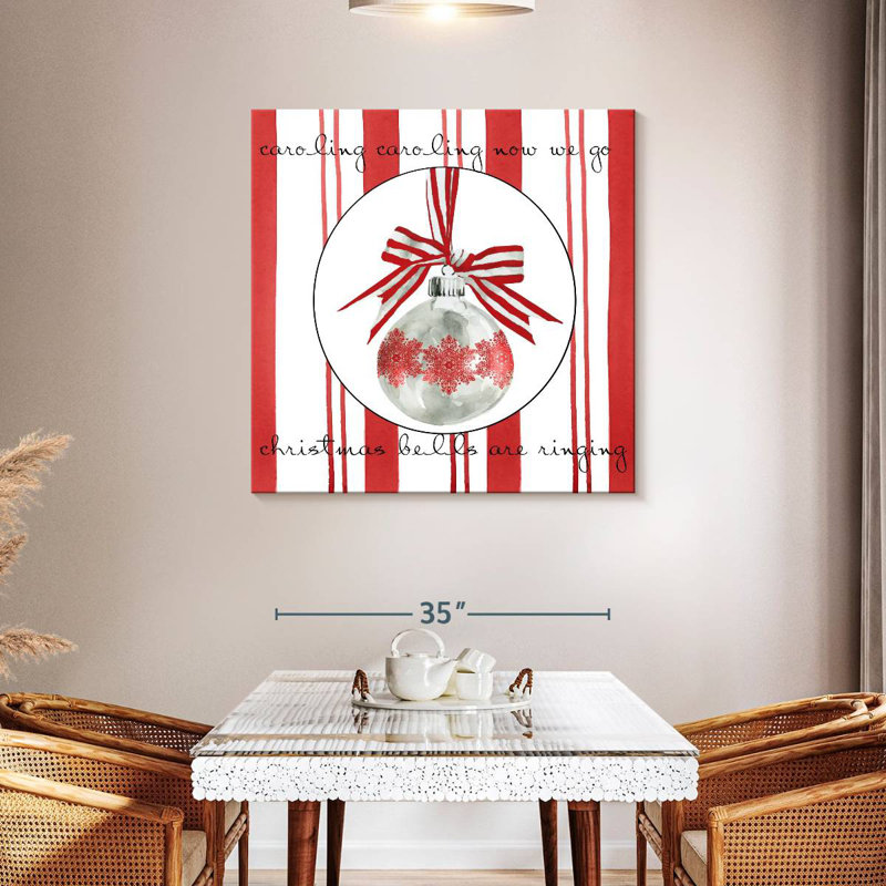 Candy Cane Christmas II, 39" H x 39" W