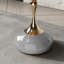 Table d'appoint moderne avec base lestée, finition résistante aux égratignures et nano-enduite - Table d'appoint polyvalente pour le salon, la chambre à coucher, le balcon-1726503909