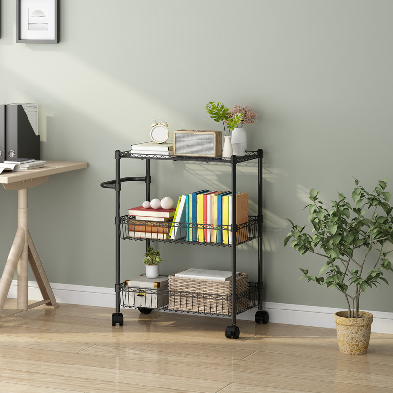 59.9 cm W Storage Rack, Natural