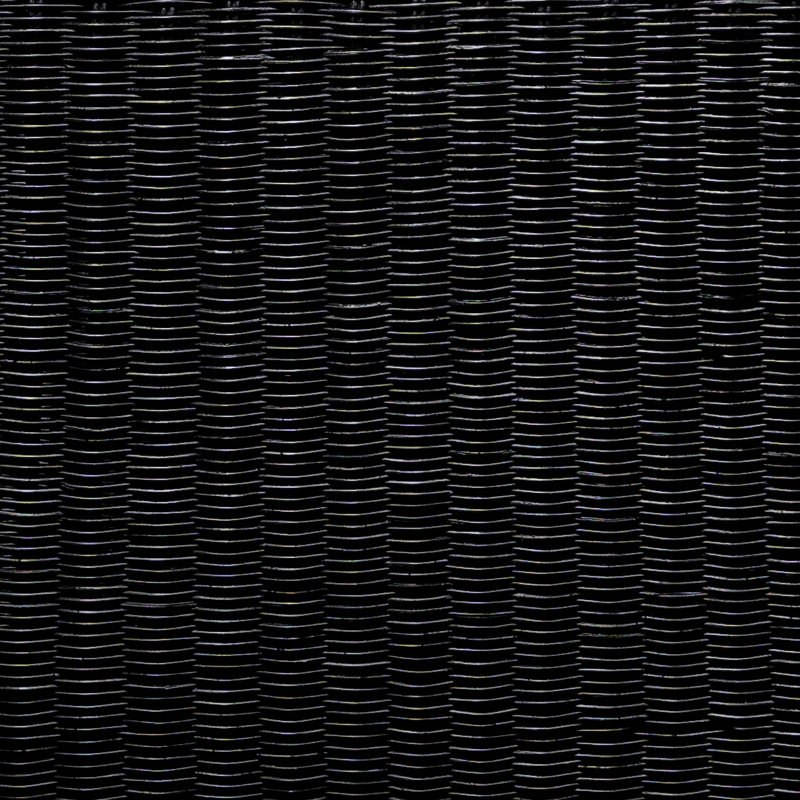 Table basse tissée en rotin