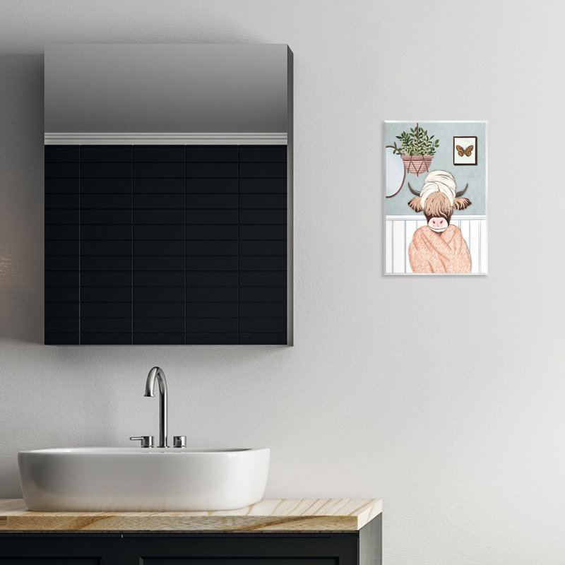 «Highland Cow» par JJ Design House, LLC., H 15 po x l 10 po