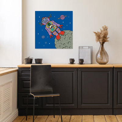 Asteroïde bot abstrait paysage urbain contemporain
