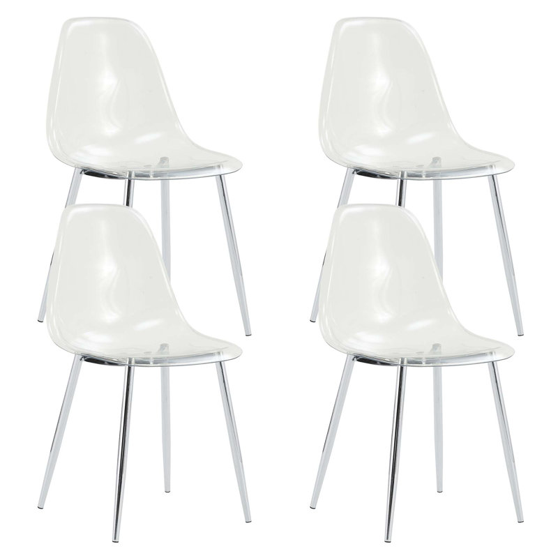 Chaise d'appoint Seaneen, Ensemble de 3, Clair, Noir