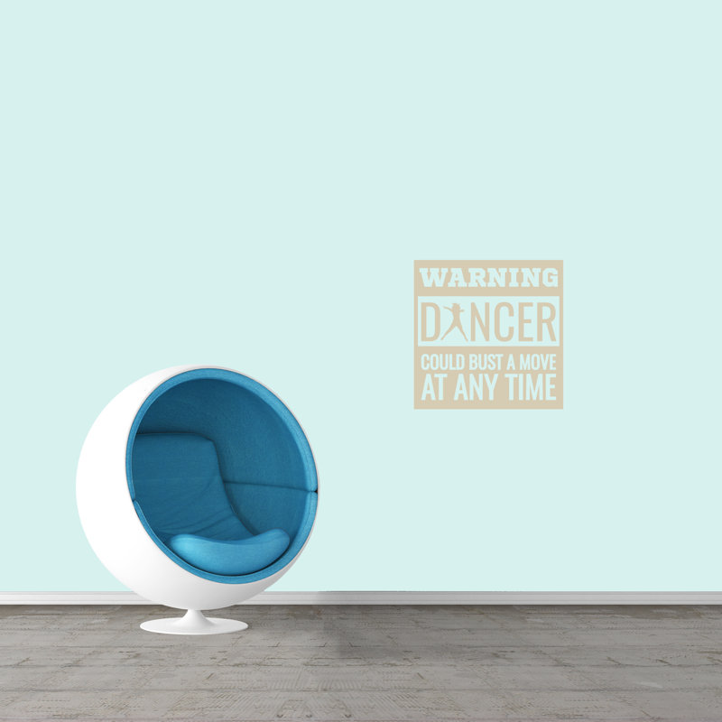 Adhésif décoratif "warning dancer" High Littleton, Beige clair