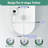 Sadalak D/u Shape Toilet Seat,soft Close And Quick-release For Easy Cleaning Toilet Seats Cover,stable Hinge Design To Prevent Shifting -white Elongated Toilet Lid