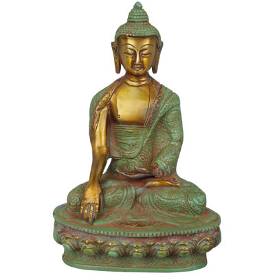 Figurine bouddha méditatif Bhumisparsha