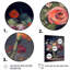 «Retro Still Life with Blossoming Wildflowers II», reproduction sur toile-87369321-87369316