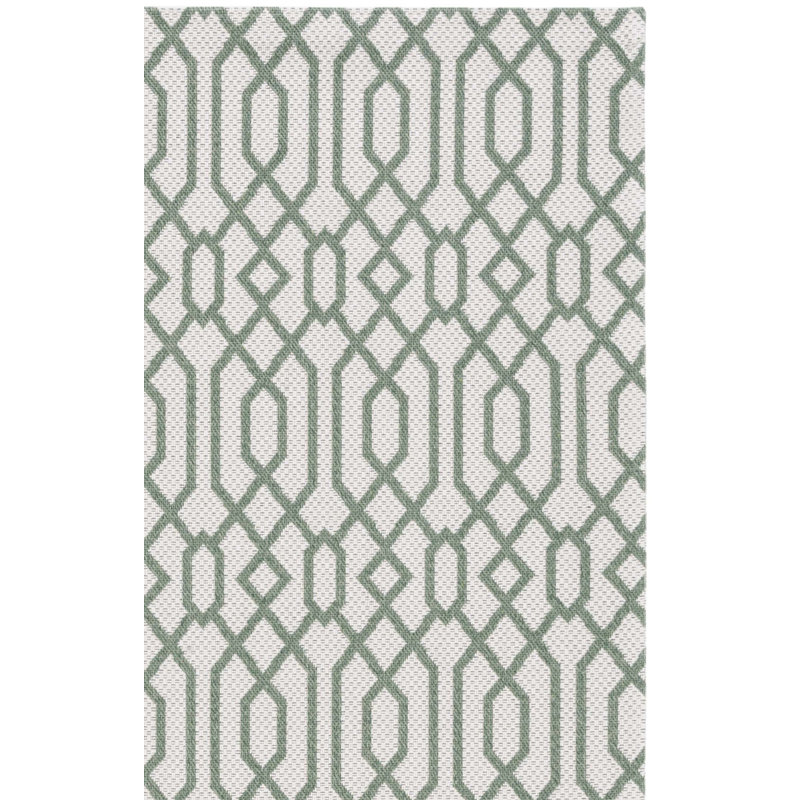 Tapis géométrique en coton Martha Stewart, Rectangle 8 pi x 10 pi