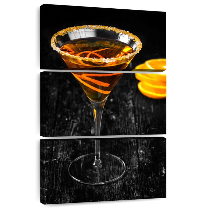 Yarlin Citrus Martini Cocktail, 45" H x 28" W