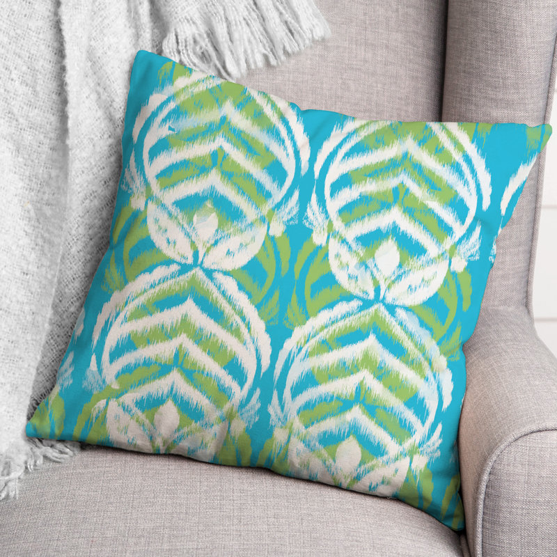 Housse et insert de coussin extérieur d'extérieur, Bleu sarcelle
