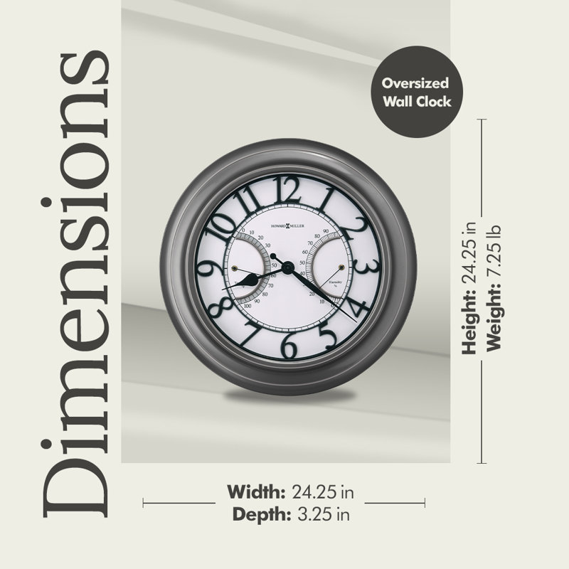 Tawney 17.25" Wall Clock