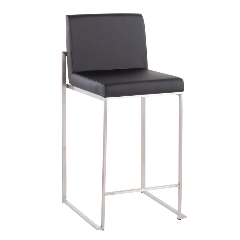 Contemporary High Back Barstool