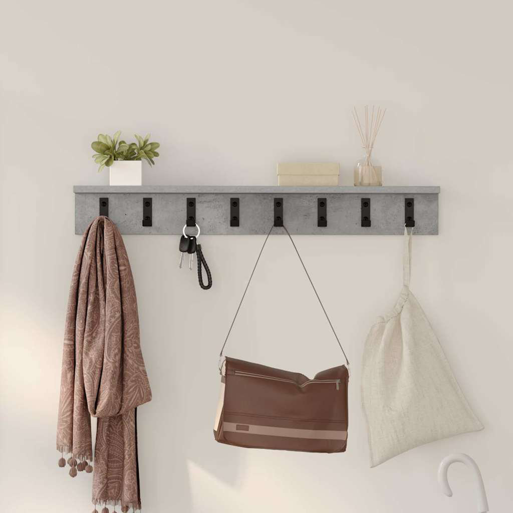 Wall-Mounted Coat Rack 80 X 10.5 X 10.5 Cm