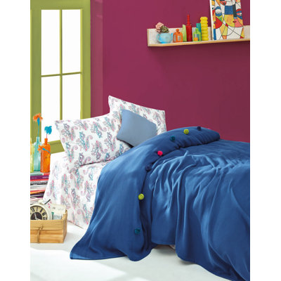 Ensemble de couvre-lit / couvre-lit 100% coton Fikes