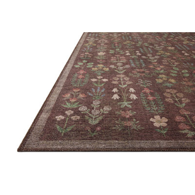Rifle Paper Company x Loloi Edinburgh Merlot / Multi  Area Rug