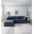Kellan Modern L-Shaped Sectional Sofa with Convertible Ottoman-113300185