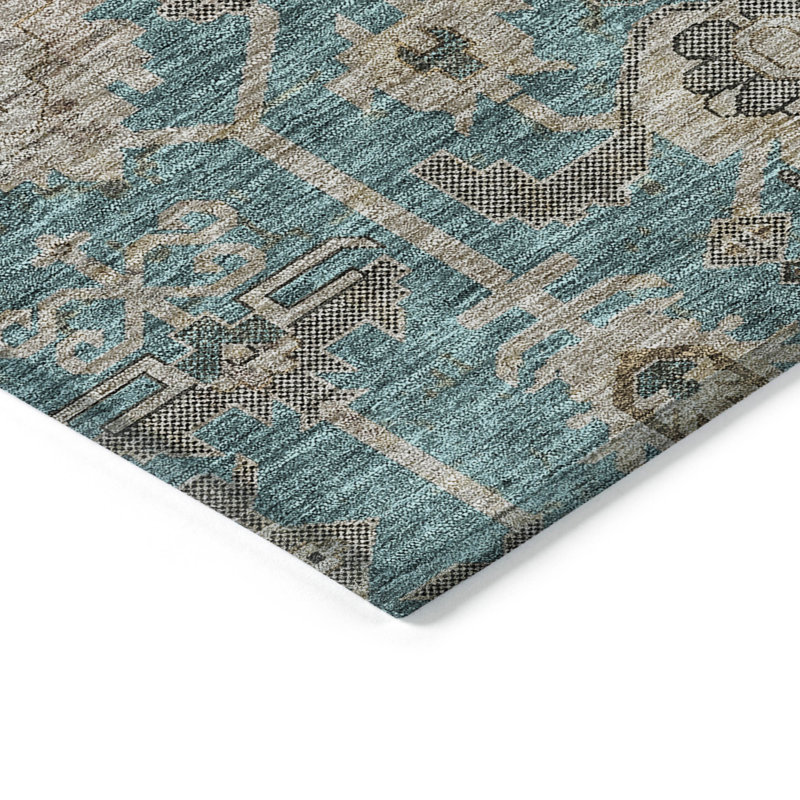 Tapis intérieur / extérieur Myda, Rectangle de 10 pi x 14 pi