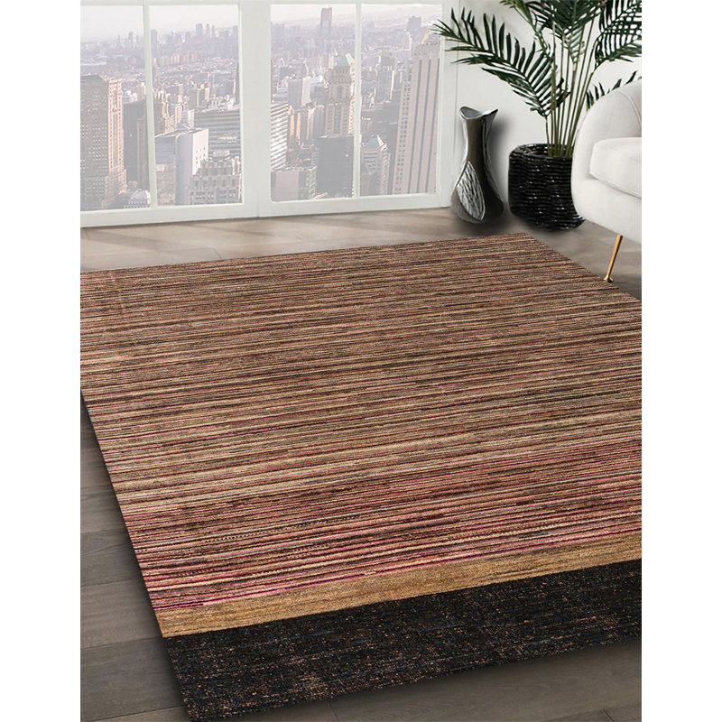 Abstract Indoor Rug, Square 5'