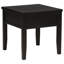 Sutter Distressed Java 1-drawer Square End Table