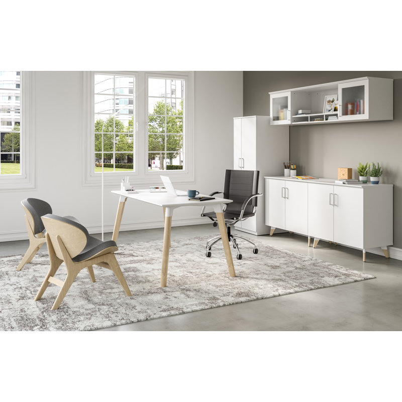 Ensemble de bureau rectangulaire 5 pièces Resi
