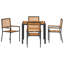 5 Piece Garden Dining Set-1407865562