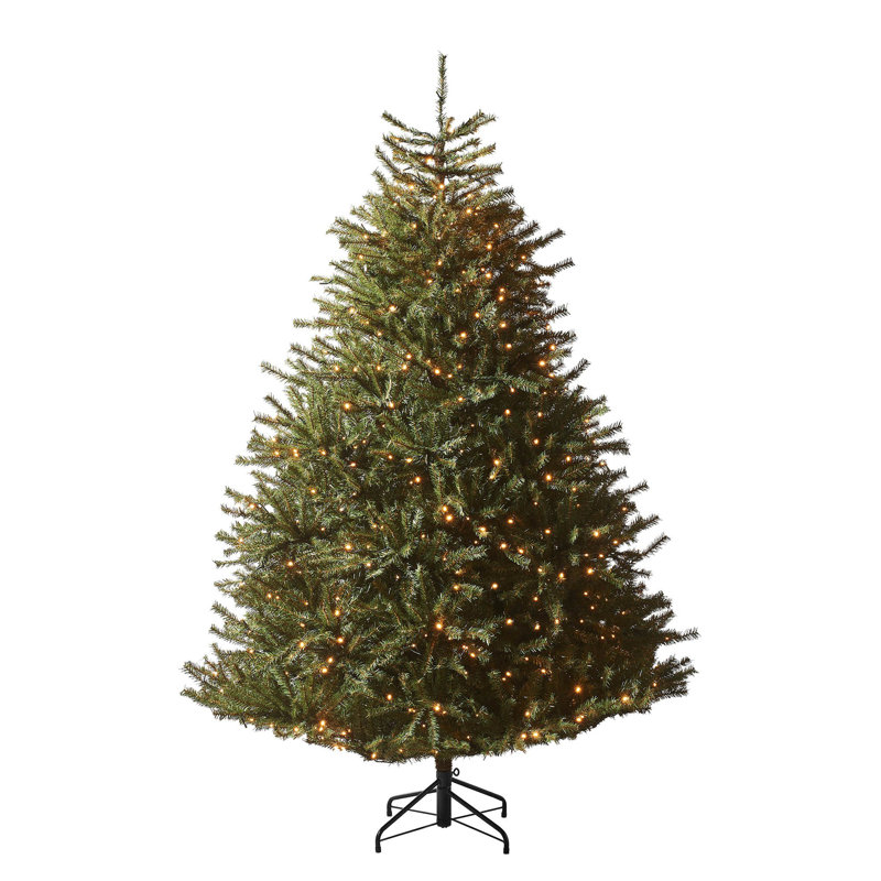 Lighted Artificial Christmas Tree, 6' H