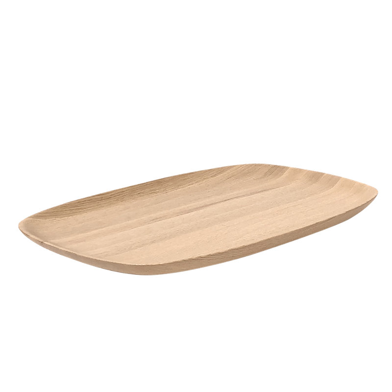 Kokoro Solid Wood Decorative Tray, Oak/Nature
