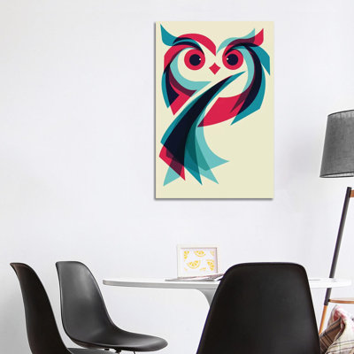 Owl by Jay Fleck - Wrapped Canvas Print
