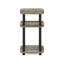 Table de bout Furinno Just 3-Turn Turn-N-Tube Curve, table d'appoint, paquet de 1, -112410415