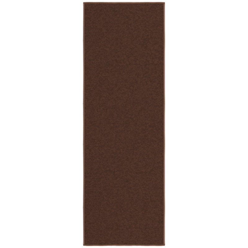Emmy Brown Indoor Runner Rug, Brown, 1'8" x 4'5"