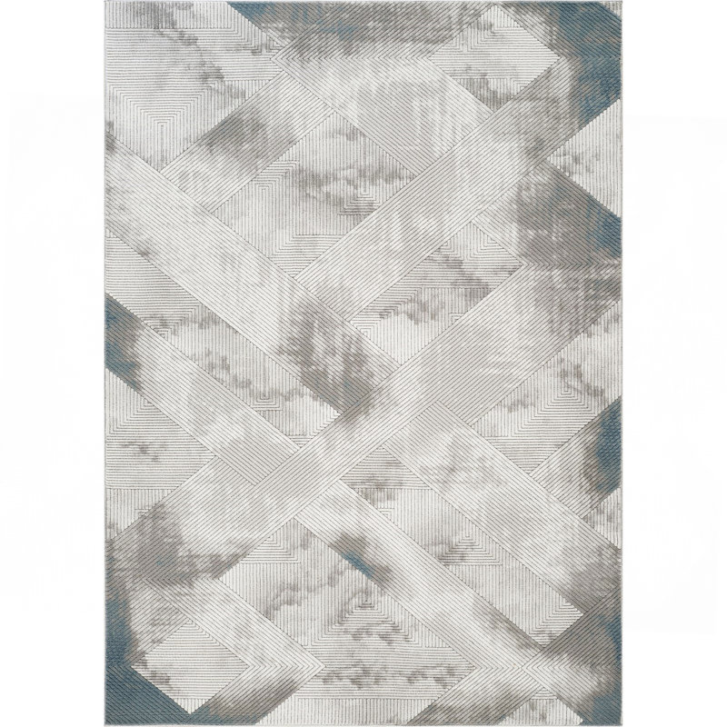 Tapis gris, Rectangle 7 pi 10 po x 10 pi 6 po