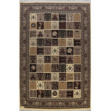 Power Loom Brown/Black Rug