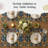 Pimpernel Morris & Co Strawberry Thief Placemats - Blue, Set of 4-12286716
