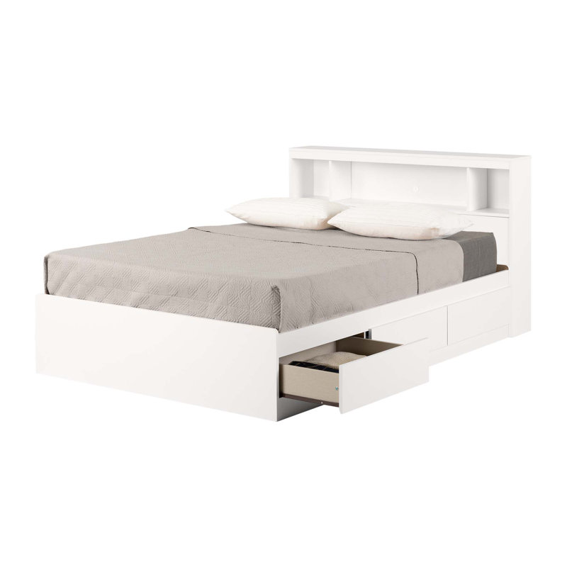 Fusion Full Bed And Headboard Set Pure White