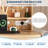  Vanity Desk with Mirror and Lights - Modern Makeup Dressing Table with Outlets, Storage Stool, 4 Drawers & Hair Dryer Holder - 3 Colors LED Vanity Mirror, Vanities for Bedroom-832642359