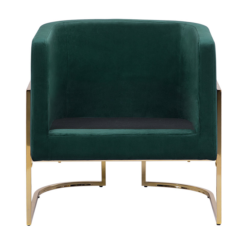 Echo Upholstered Armchair, Green