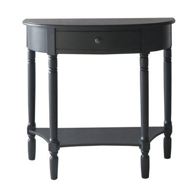 81cm Solid Wood Top Console Table
