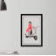« le scooter photo », impression encadrée-62732037
